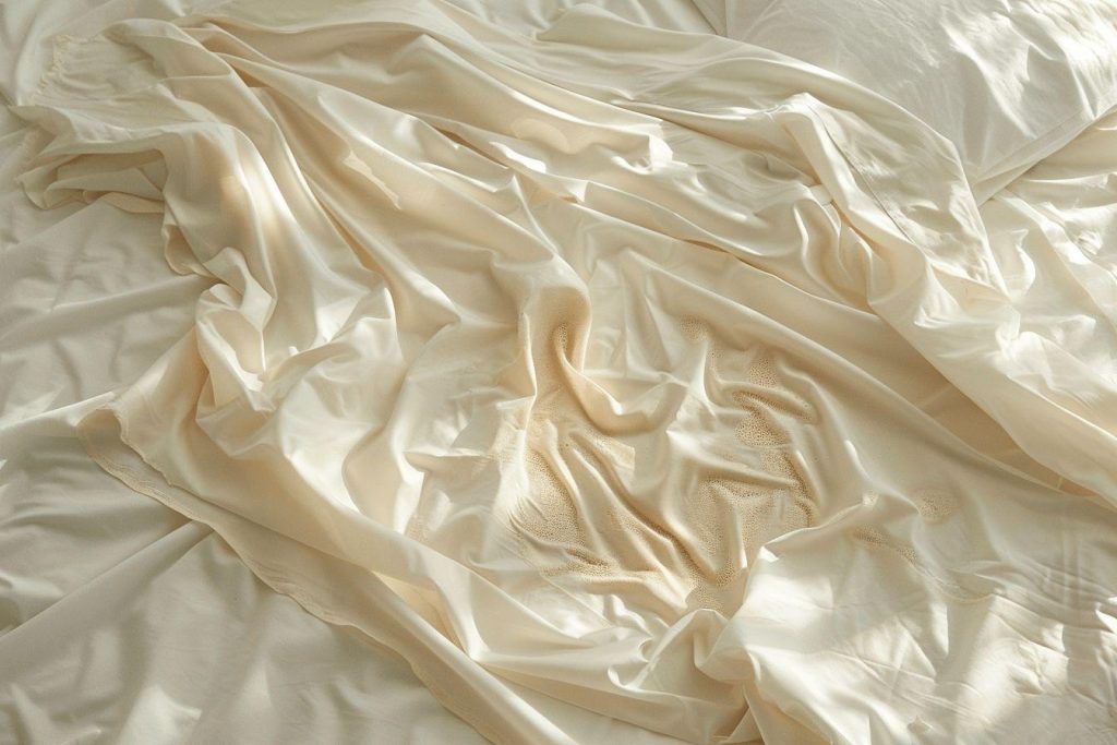 4 manières de enlever les taches de sueur des draps : de quelles façons peut-on enlever ces taches ?