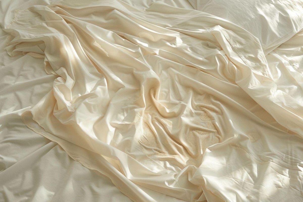 4 manières de enlever les taches de sueur des draps : de quelles façons peut-on enlever ces taches ?