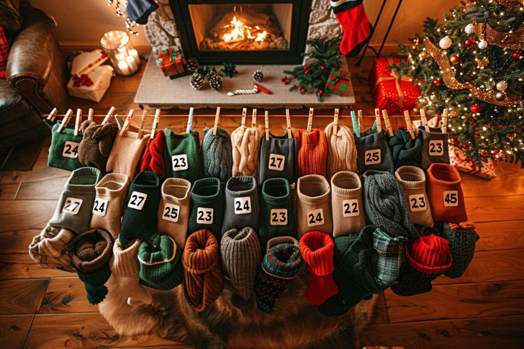 Comment faire un calendrier de l’avent avec des vêtements ?