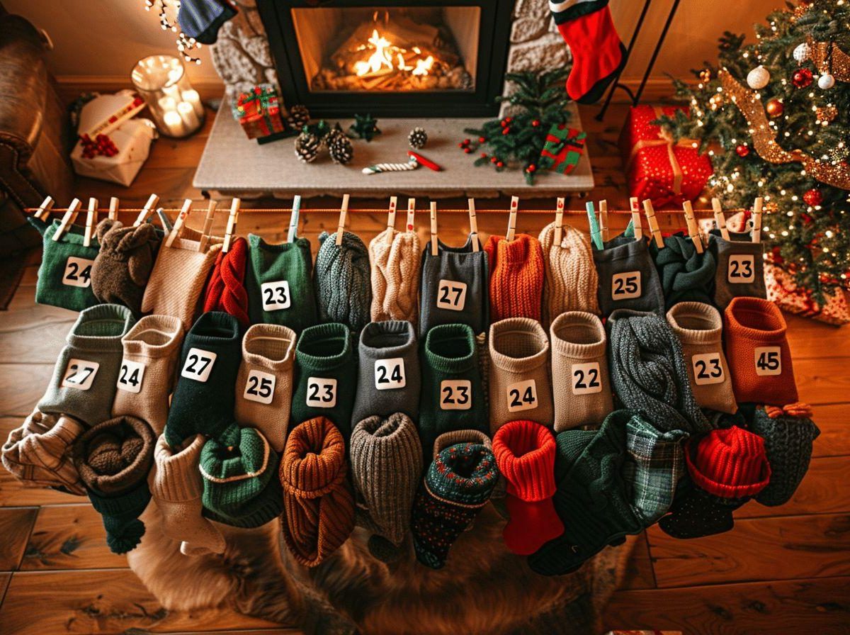 Comment faire un calendrier de l’avent avec des vêtements ?