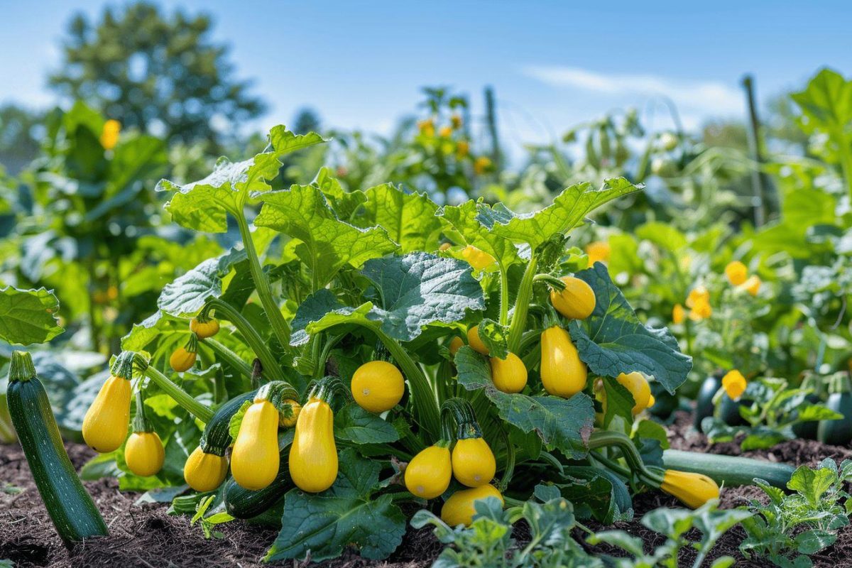 Quelle variété de courgette jaune est facile à cultiver ?